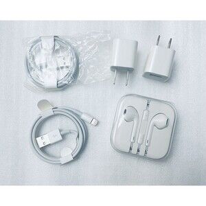 Authentic Apple Accessories Lightning Cables Power Adapters AUX Earbuds NEW